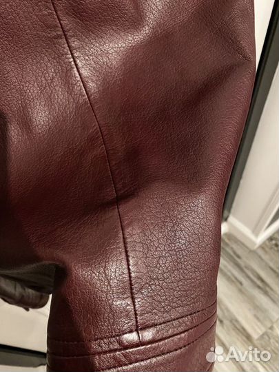 Massimo dutti кожаная куртка