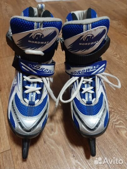 Коньки nordway детские раздвижные 34 37