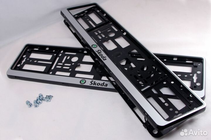 Рамки для Skoda под номера - за 2 шт