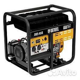 Генератор дизельный DES-85E, 8,5 кВт, 230 В, 16 л