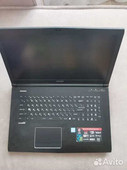 Игровой ноутбук MSI ge72mvr 7rg apache pro