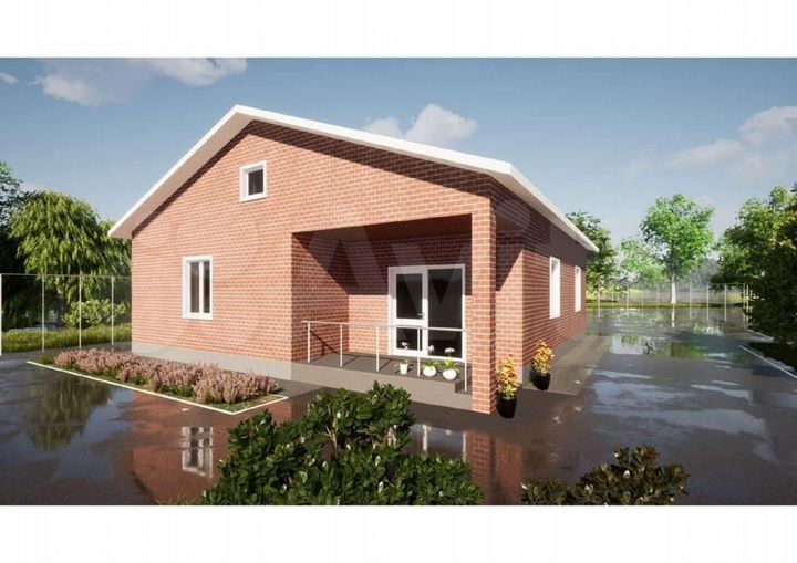 Дом 160 м² на участке 8 сот.