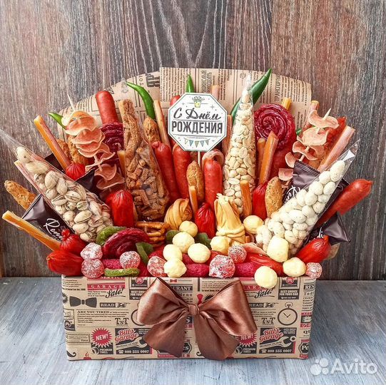 Съедобные букеты для мужчин