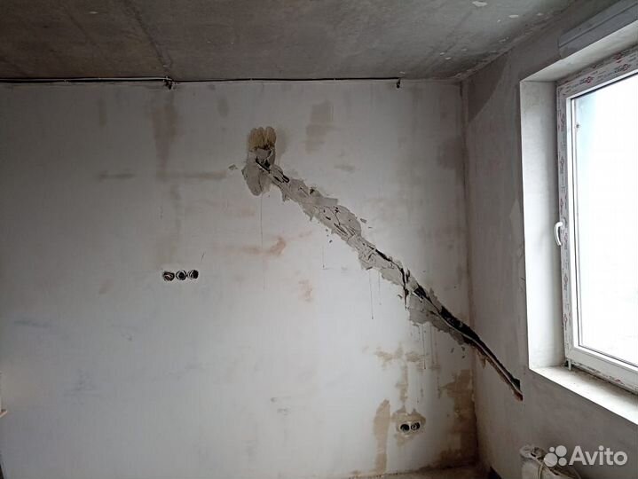 Прокладка трассы под кондиционер, штробление