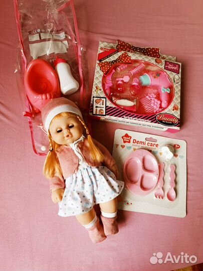 Кукла пупс Беби борн 39см Новая пьёт писает плачет