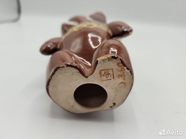 Статуэтка Олимпийский мишка фарфор Южноуральск