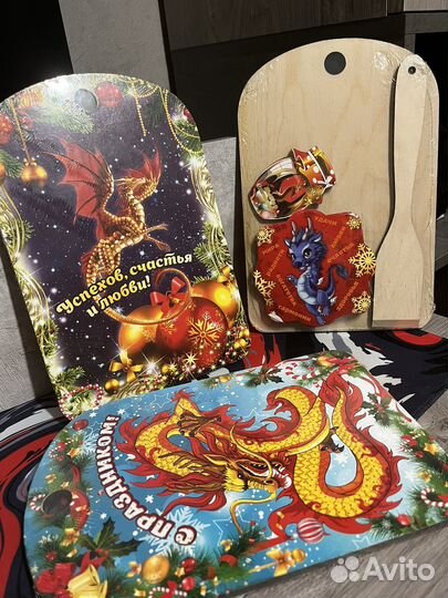 Доска папирус сувенир на новый год