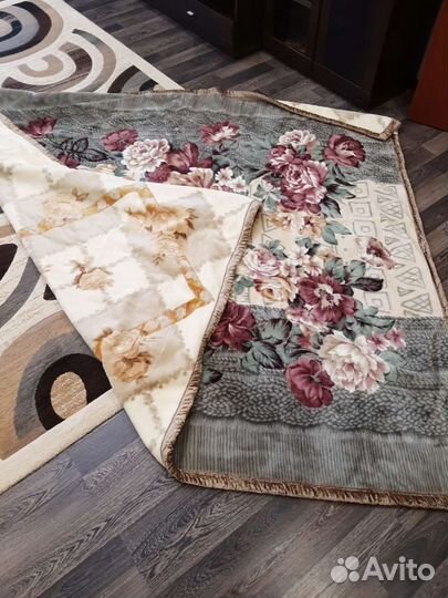 Плед новый двусторонний