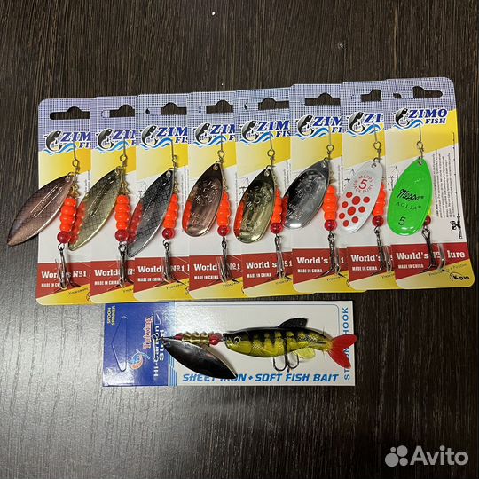 Набор блесен вертушек mepps 12 шт №2