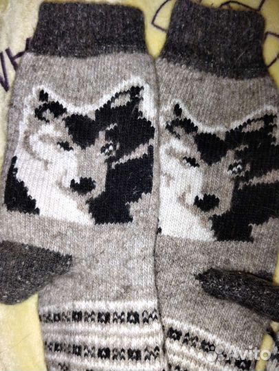 Носки мужские вязаные новые