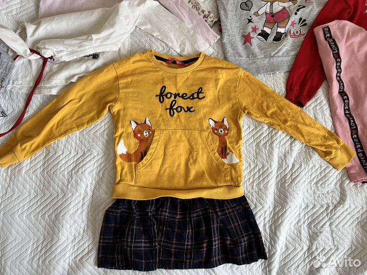 Одежда для девочки пакетом 116 рост