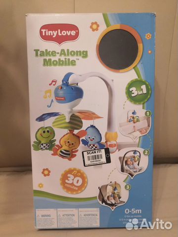 Мобиль на кроватку музыкальный