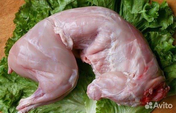 Мясо молодого домашнего кролика