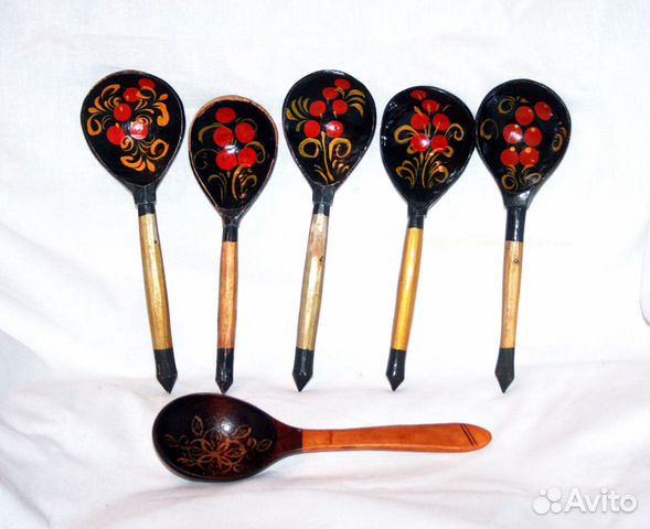 Ложки Хохломская роспись