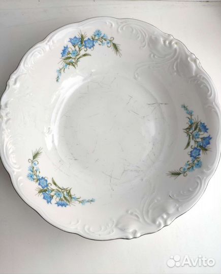 Салатник старая Польша фарфор Walbrzych
