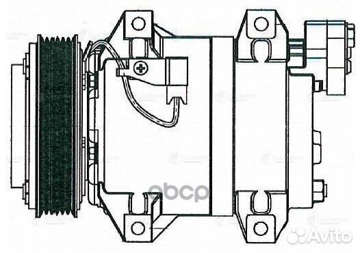 Компрессор кондиц. для а/м Volvo XC90 (02)