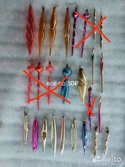 Елочные игрушки СССР