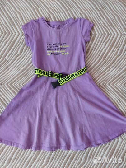 Вещи для девочки пакетом 122-128