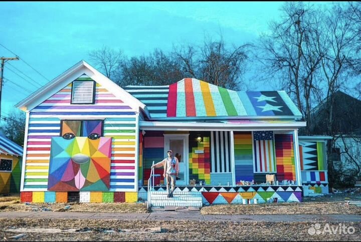 Покраска домов, заборов, квартир