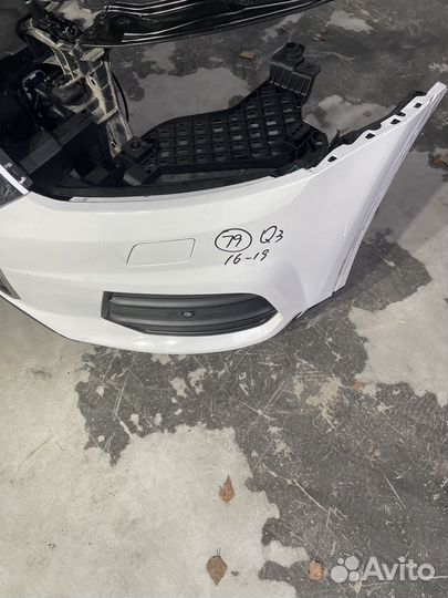 Бампер передний Audi Q3 2016-2019 S-line в сборе