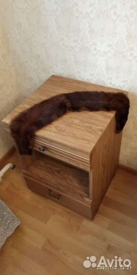 Норковая шапка и воротник