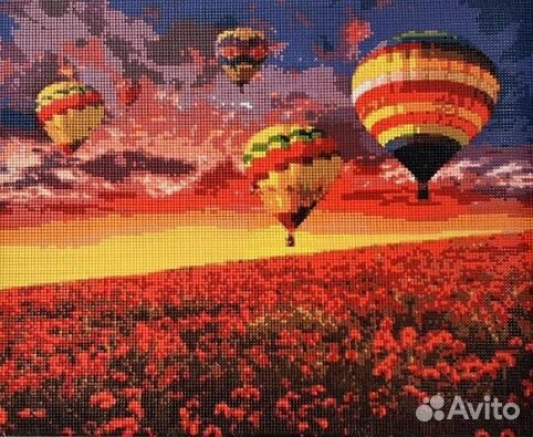 Сборка картин алмазной мозаикой