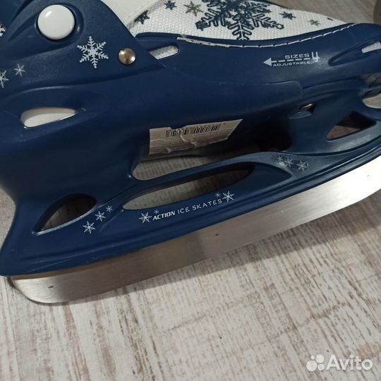 Коньки actyon ice skates 34-37 размер