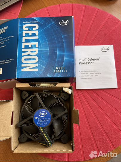 Intel Celeron G3930 2.9 ггц LGA1151 BOX