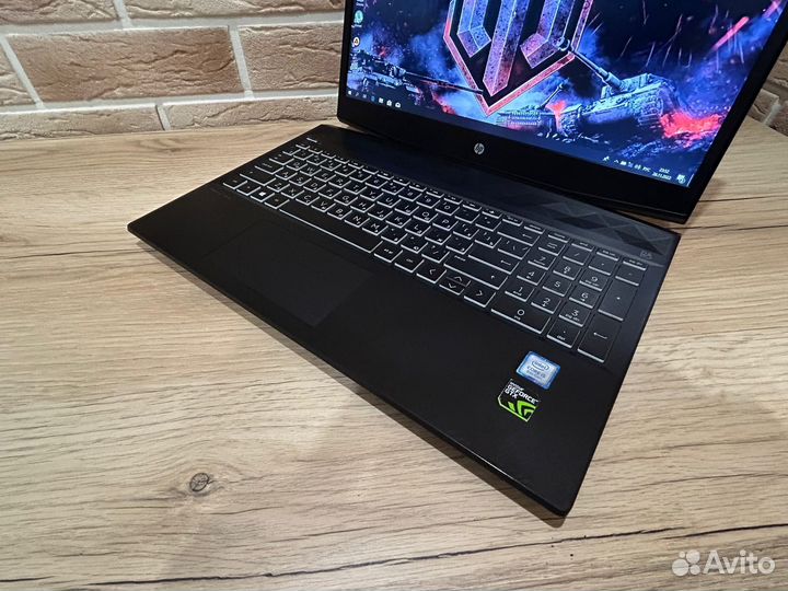 Геймерский ноутбук HP pavilion 15-CX0027UR
