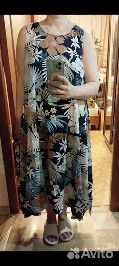 Сарафан 48-50-52 хлопок