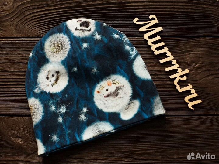 Новая шапка из трикотажа