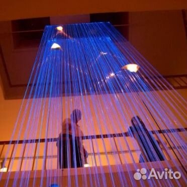 Оптоволоконные занавесы шторы перегородки