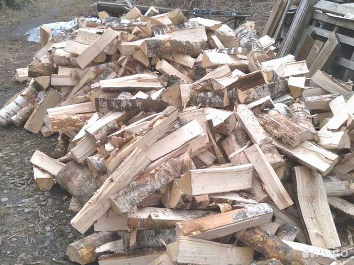 Дрова березовые. Колотые