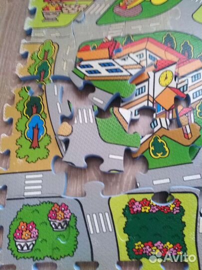 Коврик-пазл, мягкие, музыка игрушки, конструктор