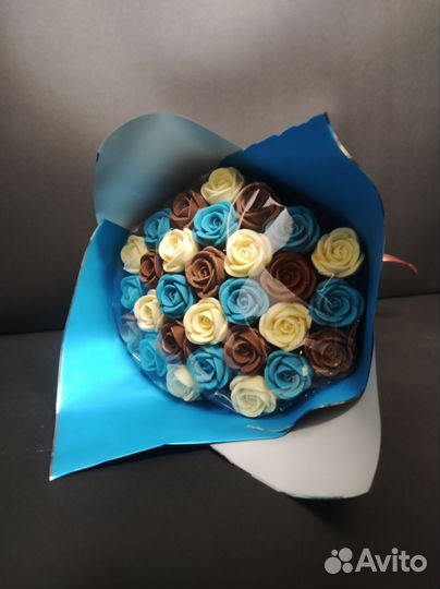 Розы из Бельгийского Шоколада - 29 шт в Букете