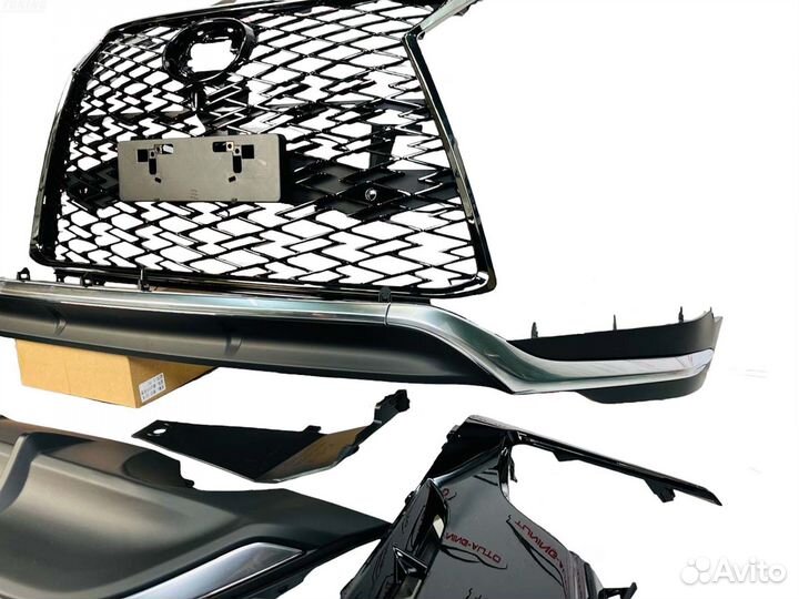 Обвес (с решеткой ) Lexus LX600 LX500d L7697