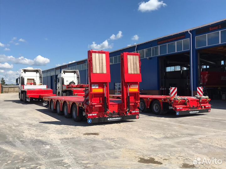 Полуприцеп трал (тяжеловоз) Kassbohrer LB4E, 2023