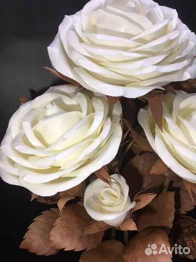 Розы ручной работы(светильник)