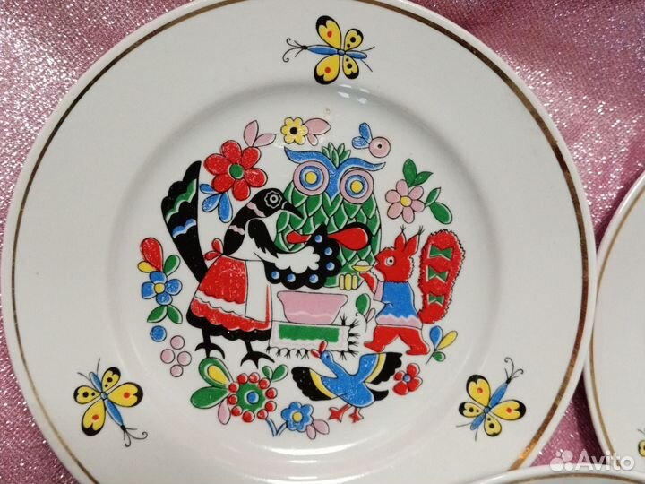 Детские тарелки СССР
