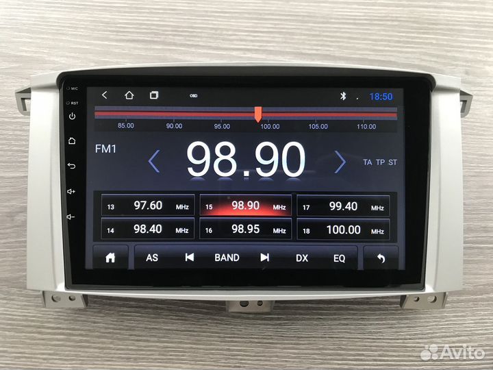 Магнитола Toyota Land Cruiser J105 с камерой