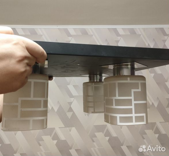 Люстра потолочная бу