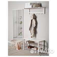 Подставка для обуви, полка бу икея