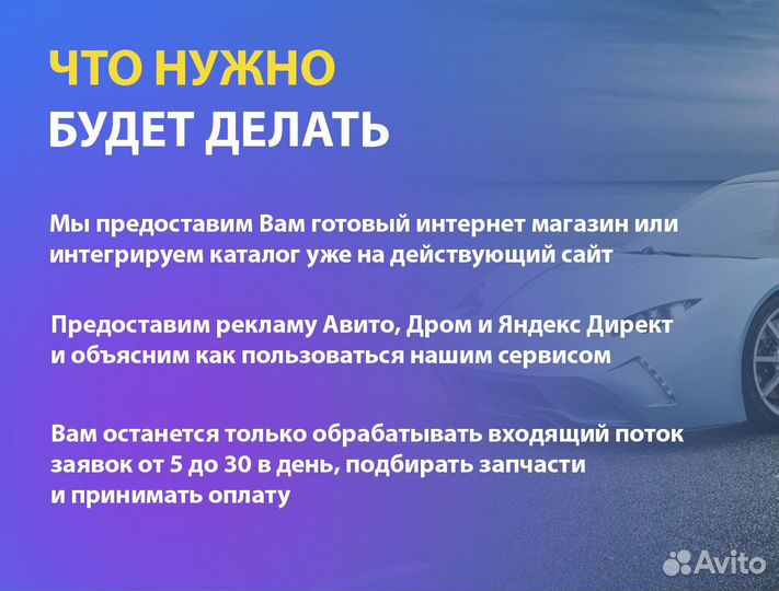 Готовый бизнес. Автозапчасти