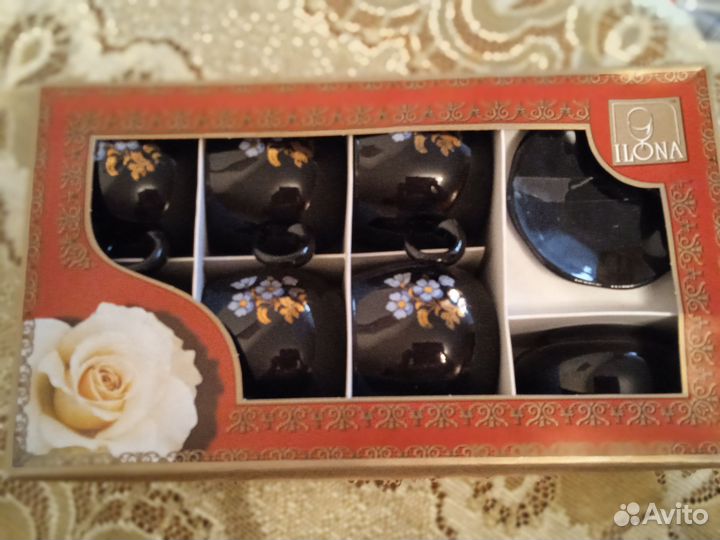 Сервиз чайный, стекло, новый