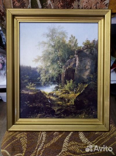 Картина И. И. Шишкин. Репродукция