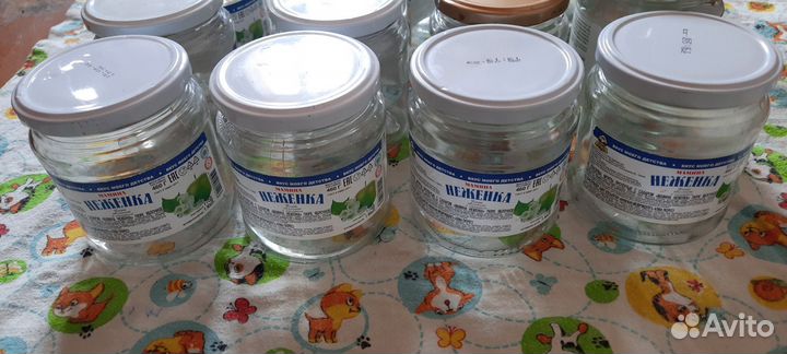 Банки стекло 0,5 с крышками