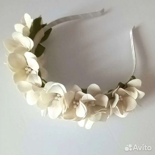 Ободок для волос ручной работы