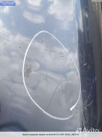 Крыло перед/право Audi A6 (C5), 2002 2.5 Дизель