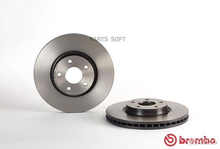 Brembo 09.A427.21 Диск тормозной передн. с уф покрытием ford mondeo IV (BA7) 03/07-01/15 / ford mond