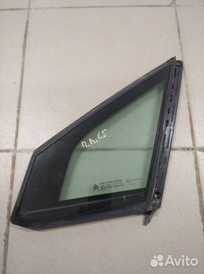 Стекло глухое передней левой двери Citroen C5 X7